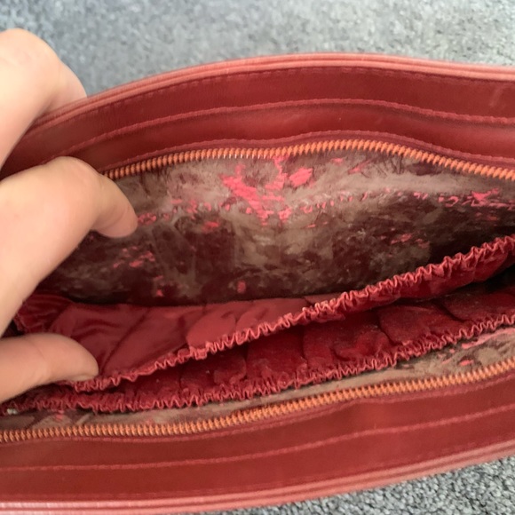 CARTIER Burgundy Vintage Clutch - Picture 9 of 16